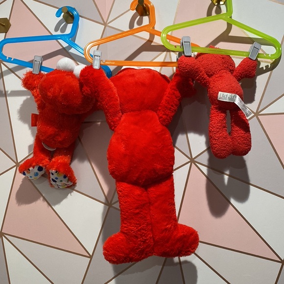 3 Sesame Street Elmo Stuffed Dolls - Picture 5 of 6